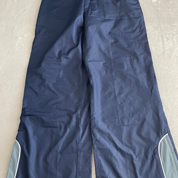 Reebok Vintage Men’s Track Windbreaker Pants Ankle Zippers Size Medium Navy Blue - Picture 6 of 12